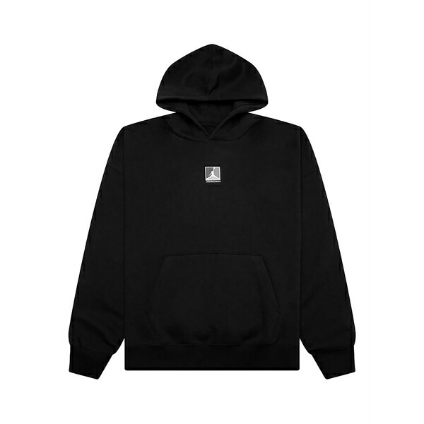 ジョーダン メンズ パーカー・スウェットシャツ アウター Air jordan brooklyn fleece kangaroo pocket hoodie Black