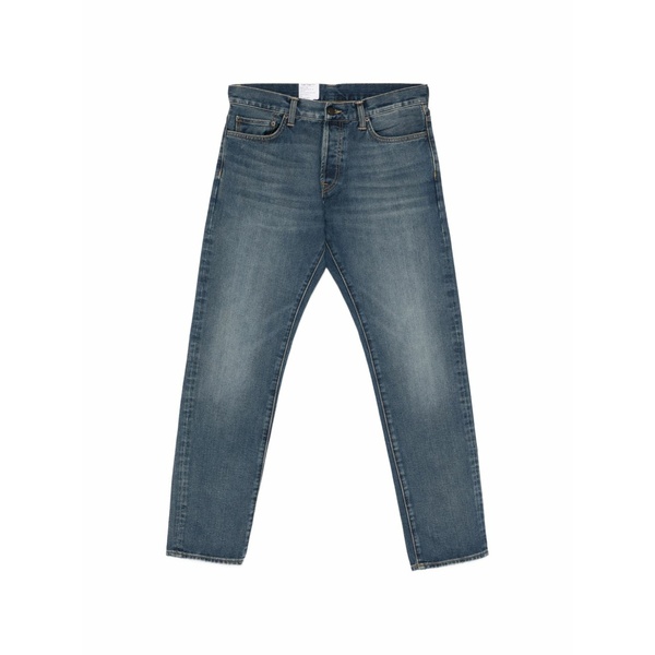 鉄道車両ハート型 メンズ ジーンズズボン下 ボトムス Klondike buttoned jeans Blue