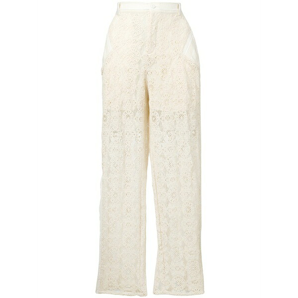 フィロソフィーデロレンゾセラフィーニ レディース 心地よいズボン下 ボトムス Lace panelled trousers Neutrals