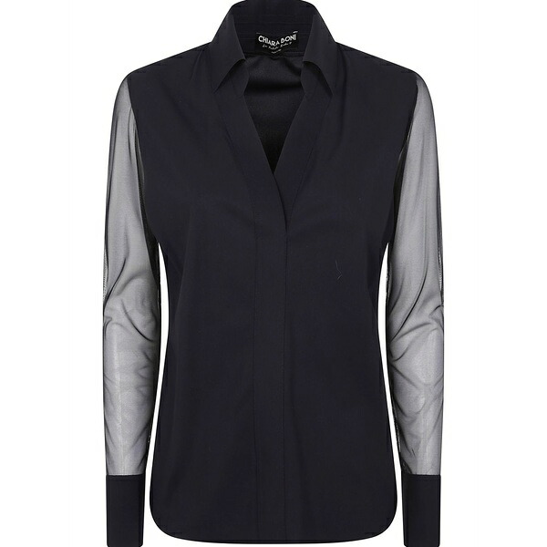 チアラ・ボニ・プティ・ローブ レディース プルオーバー トップス Kai illusion shirt Black