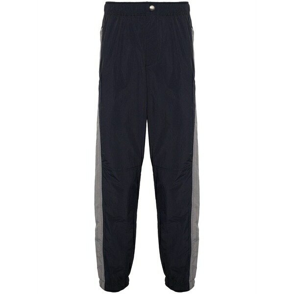 住みか 稲荷 メンズ 心地好いズボン下 ボトムス Colour-block track pants  Blue