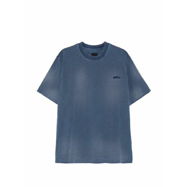 ジュン・ジー メンズ ティーシャツ トップス Floral print t-shirt Blue