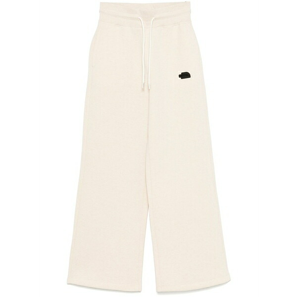 北の方人間の顔 レディース 心地よいズボン下 ボトムス Wide-leg track pants Neutrals