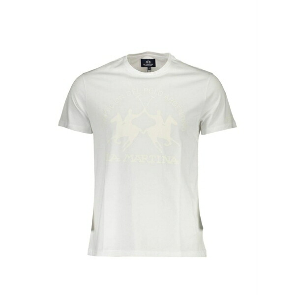 ラ マルティーナ メンズ ティーシャツ トップス Logo-print t-shirt White
