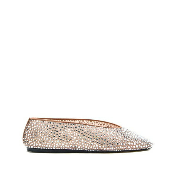 ル モンド ベリル レディース サンダル シューズ Crystal-embellished ballet flats Neutrals