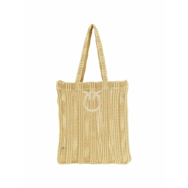 ピンコ レディース ショルダーバッグ 御徒面子 Easy logo-detail shoulder bag Neutrals