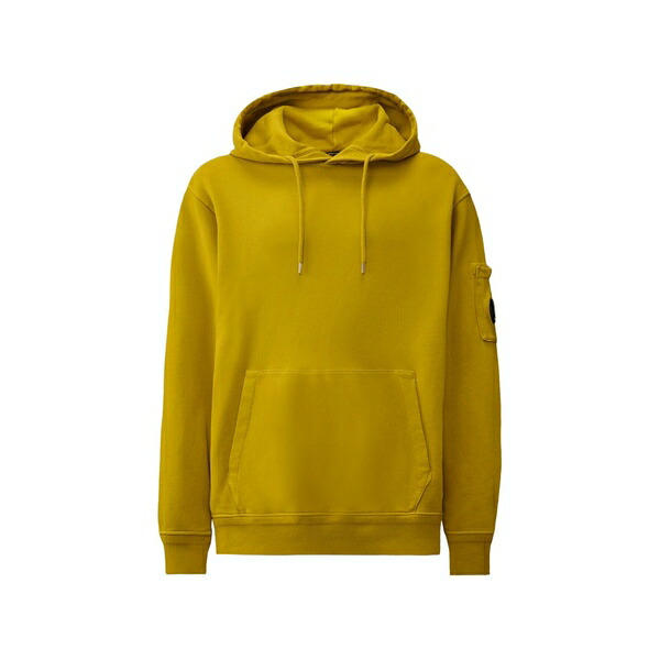 シーピーカンパニー メンズ パーカー・スウェットシャツ アウター Pocket hooded sweatshirt Yellow