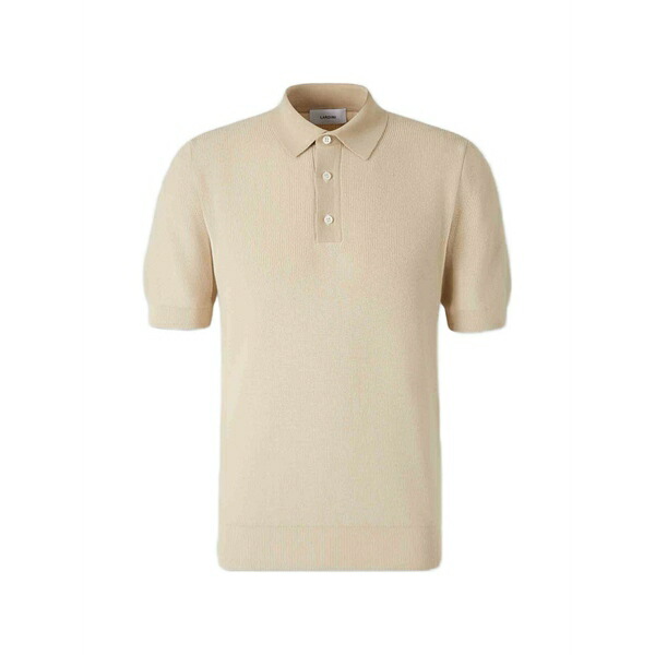 ラルディーニ メンズ スポーツシャツ トップス Cotton polo shirt Neutrals