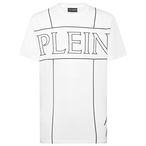 飾り気の無い運動競技 メンズ プルオーバー トップス Ss logo-print t-shirt White