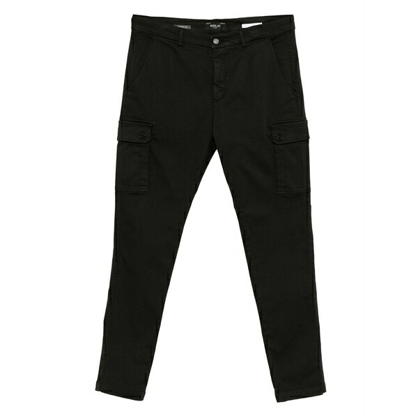 リプレー メンズ 心地好いズボン下 ボトムス Cargo trousers Black