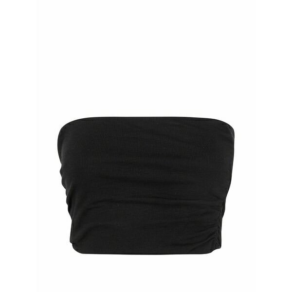 トム・Cr レディース カットソー トップス Ruched top Black