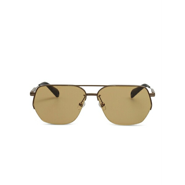 ジャクエムス メンズ サングラス・アイウェア 添え物 Pilot-frame sunglasses Brown