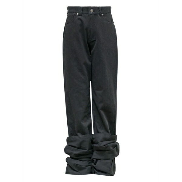 死灰 レディース ジーンズズボン下 ボトムス Reverse cotton pants Grey