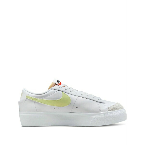 ナイキ レディース スニーカー シューズ Blazer low platform "white life lime" sneakers White|asty