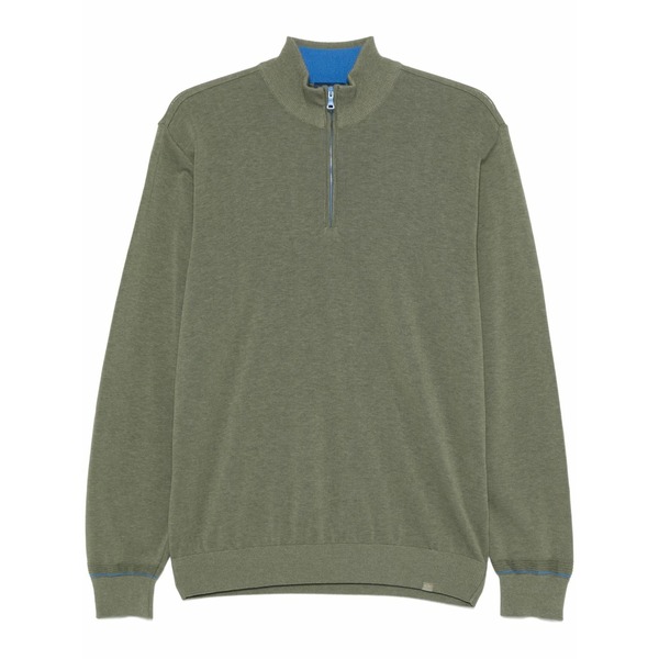 ポールアンドシャーク メンズ 編み物\u0026ティーシャツ アウター Cotton sweater   Green