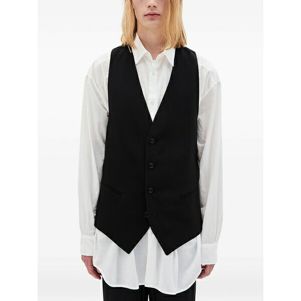 アン ドゥムルメステール メンズ 上衣＆上衣 アウター Juikko waistcoat  Black