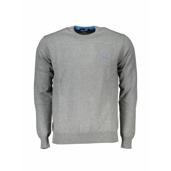 ハーモント \u0026 知恵袋 メンズ 編み物\u0026スウェーター アウター Crew-neck cotton sweater Grey