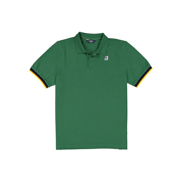 ケイウェイ メンズ ポロシャツ トップス Vincent shortsleeve polo shirt Green|asty