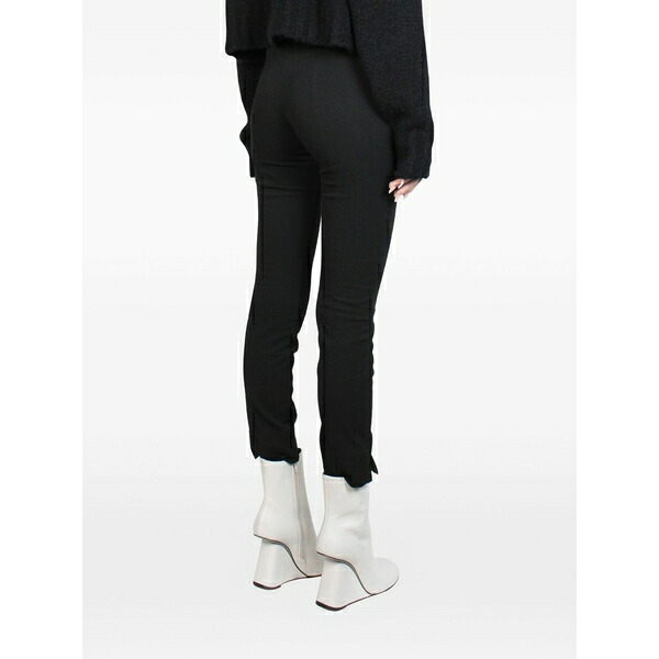 マローニ レディース カジュアルパンツ ボトムス Split-hem trousers Black|asty