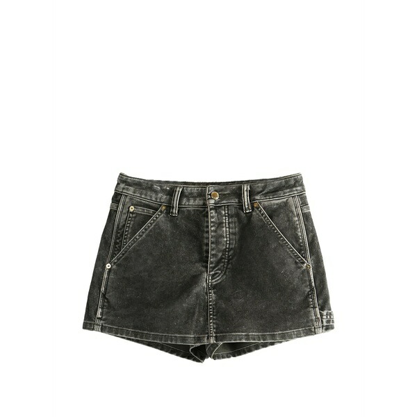 アレキサンダーワン レディース スコート ボトムス Logo-patch mini skort Grey