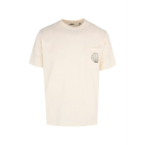 ボーディーズ メンズ ティーシャツ トップス Ilfracombe shell-embroidered t-shirt Neutrals