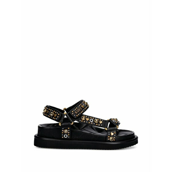 カートジェイガーロンドン レディース サンダル シューズ Orson quilted stud-embellished sandals Black