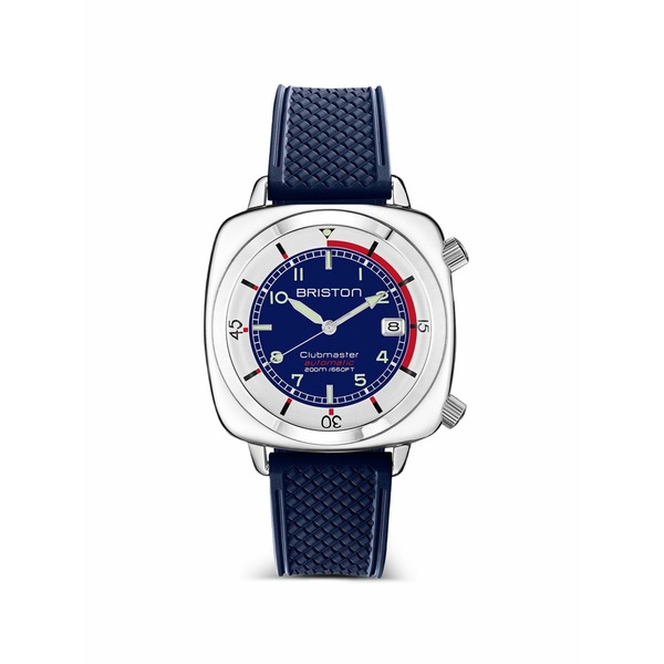 ブリストン メンズ ウオッチ 添え物 Clubmaster legend compressor 42粍 watch Blue