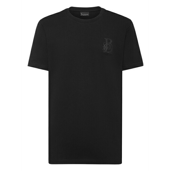 ビリオネア メンズ ティーシャツ トップス Logo-detail t-shirt Black