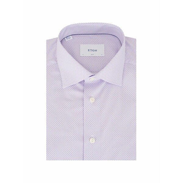 エトン メンズ ティーシャツ トップス Patterned shirt Purple