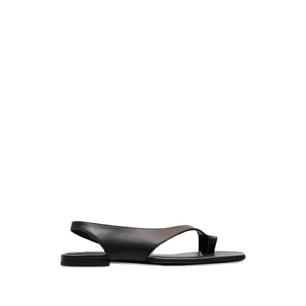 トーテム レディース サンダル シューズ Elasticated leather sandals Black