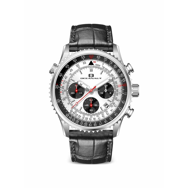 オーシャナット メンズ ウオッチ 付属品 Flight 46粍 watch Silver