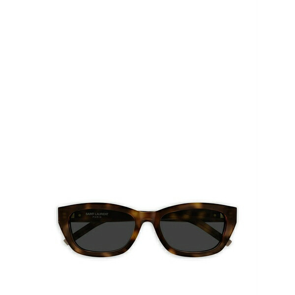 サンローラン アイウェア レディース 黒眼鏡＆アイウェア 付属物 Square-frame sunglasses Brown