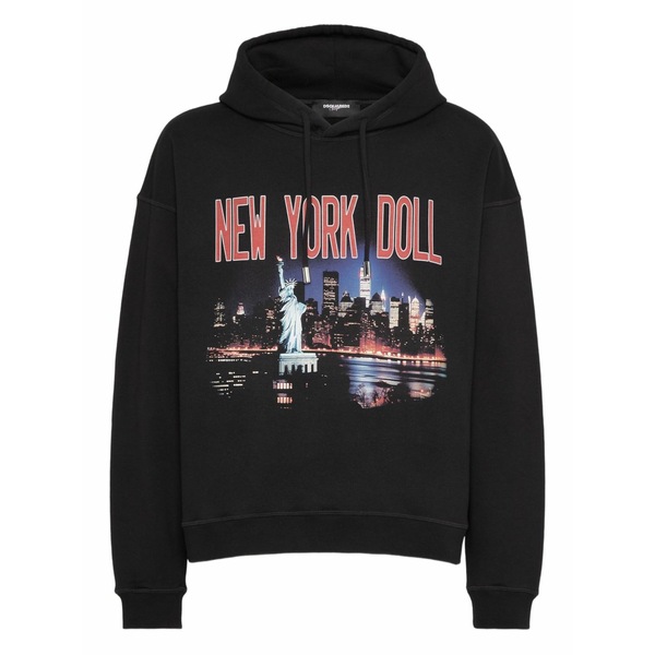 ディースクエアード メンズ パーカー・スウェットシャツ アウター Vaquera hoodie Black