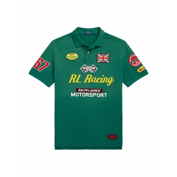ラルフローレン メンズ スポーツシャツ トップス Logo-appliqu￡ polo shirt Green