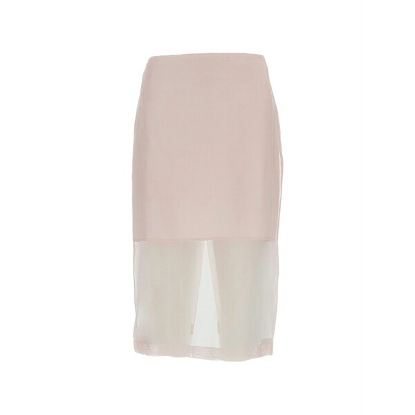 フェデリカ・トシ レディース スコート ボトムス Organza-panel silk MIDI skirt Pink