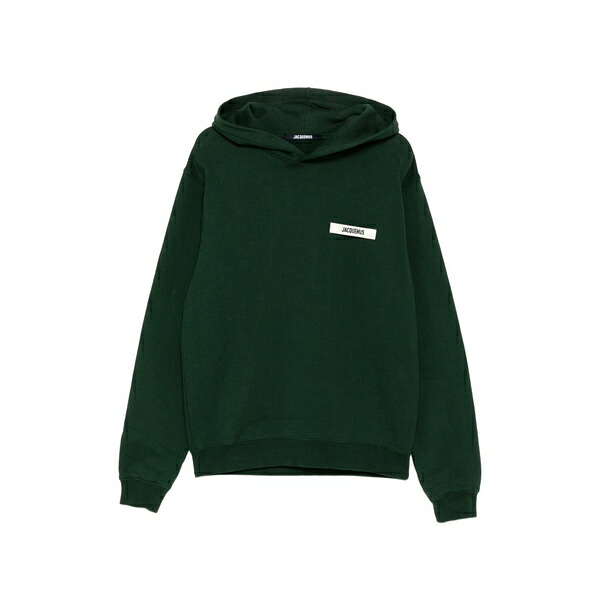 ジャクエムス メンズ パーカー・スウェットシャツ アウター The gros grain hoodie Green