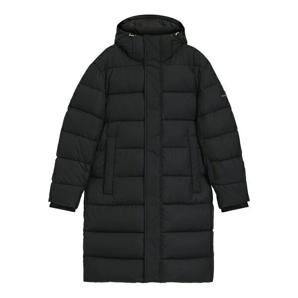 ボス メンズ コート アウター Cenuto hooded padded coat Black｜asty