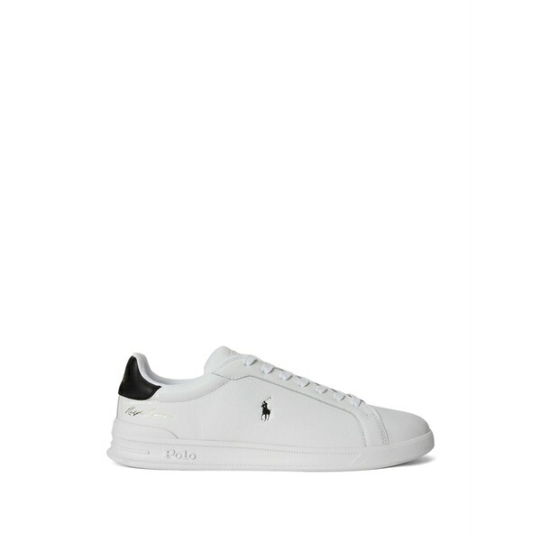 ラルフローレン メンズ スニーカー シューズ Leather sneakers White