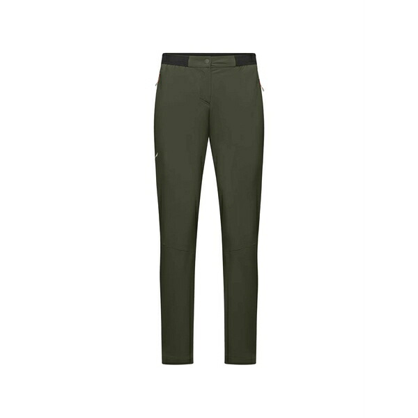サレワ レディース 心地よいズボン下 ボトムス Green track pants Green