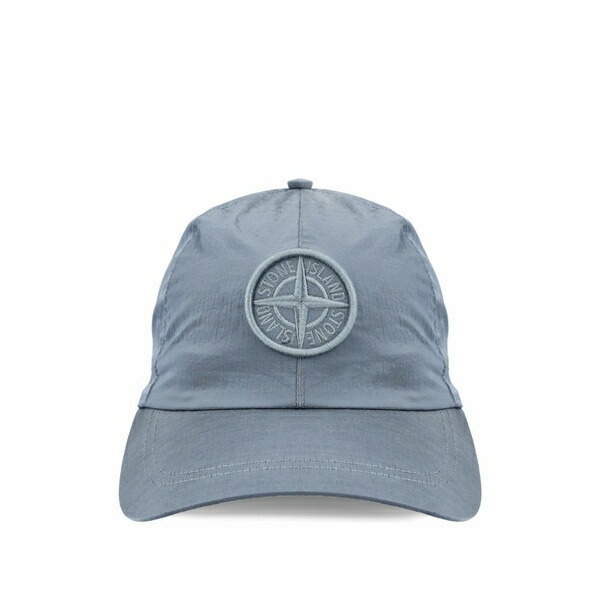 ストーンアイランド メンズ かぶり笠 佩び物 Logo patch baseball hat Grey
