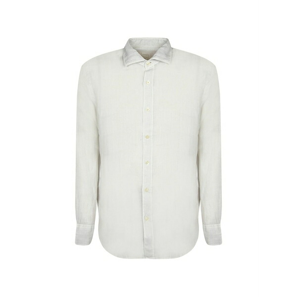 １２０％リノ メンズ シャツ トップス Long-sleeve shirt Grey｜asty