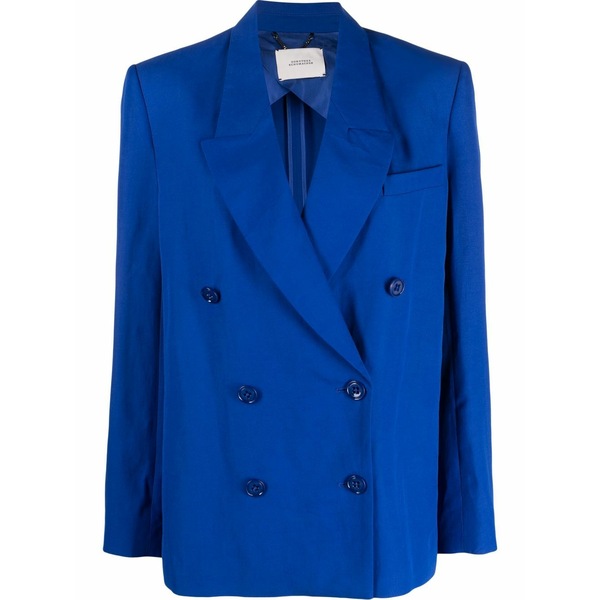 ドロシーシューマッハ レディース 上衣＆上衣 アウター Summery double-breasted blazer  Blue