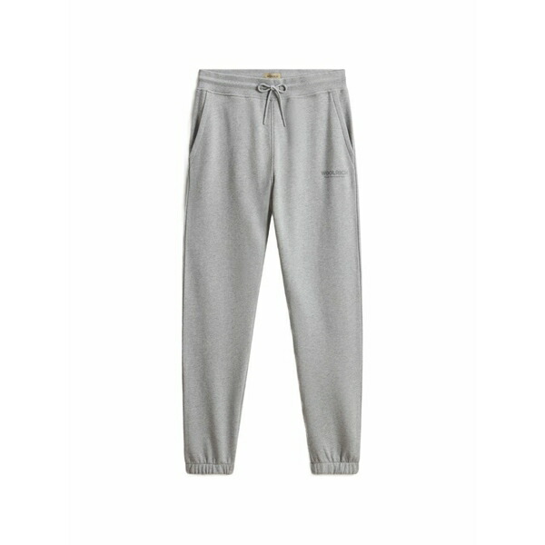羊毛 資産家 メンズ 心地好いズボン下 ボトムス Drawstring elasticated track pants Grey