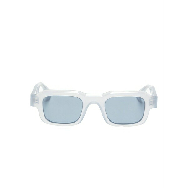 ティエリー ラスリー メンズ サングラス・アイウェア 付属物 Flexxxy rectangle-frame sunglasses Blue