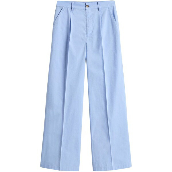 羊毛 金持ち レディース 心地好いズボン下 ボトムス Wide-leg trousers Blue