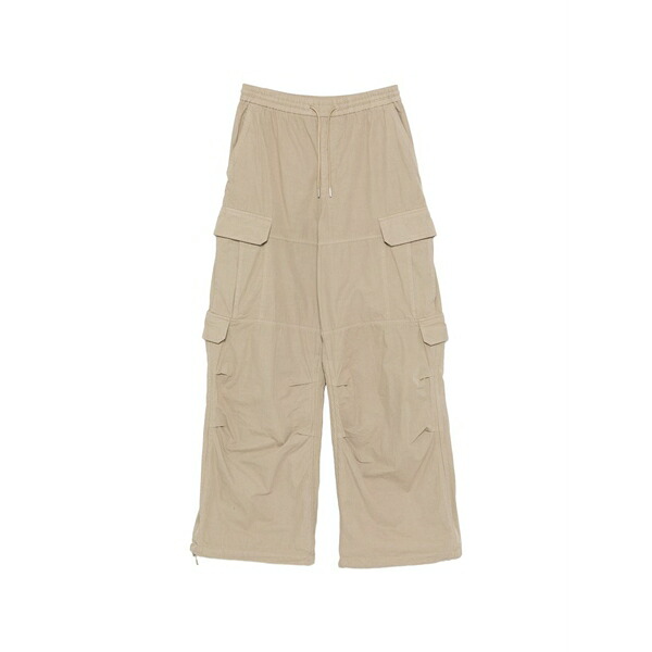 ジュン・ジー メンズ 心地よいズボン下 ボトムス Cargo trousers Neutrals