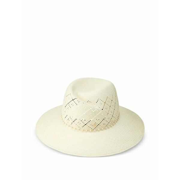メゾンミッシェル  レディース 鳥打ち帽 付属物 Virginie perforated hat Neutrals