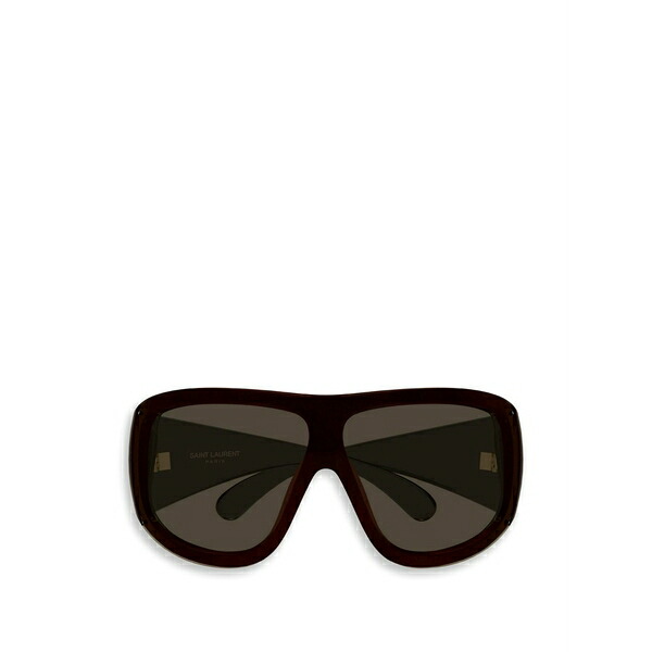 サンローラン アイウェア レディース 黒眼鏡＆アイウェア 付属物 Sl 914 oversized-frame sunglasses Brown