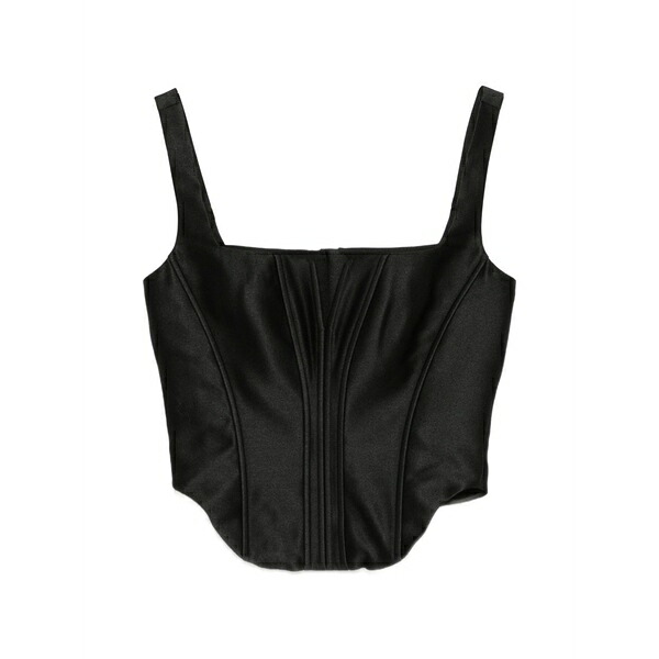 セルフ・ポートレイト レディース プルオーバー トップス Corset top Black