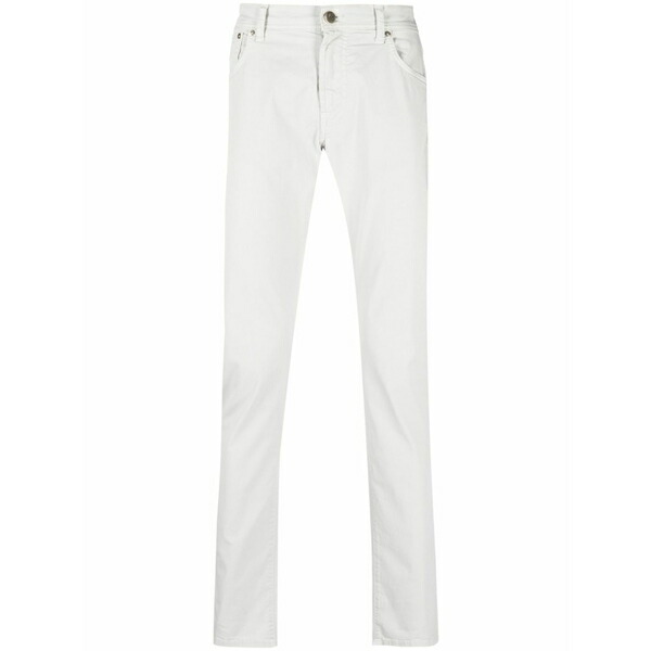 コルネリアーニ メンズ 心地好いズボン下 ボトムス Low-rise skinny trousers Grey